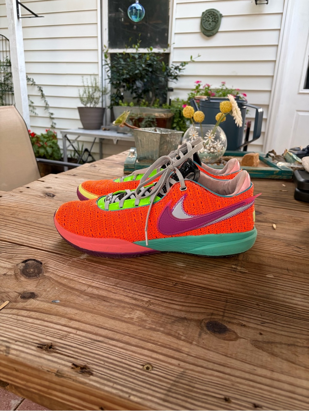 Nike LeBron XX 20 Chosen 1 Pink Diamond Men’s 13 Orange DJ5423-800 Basketball